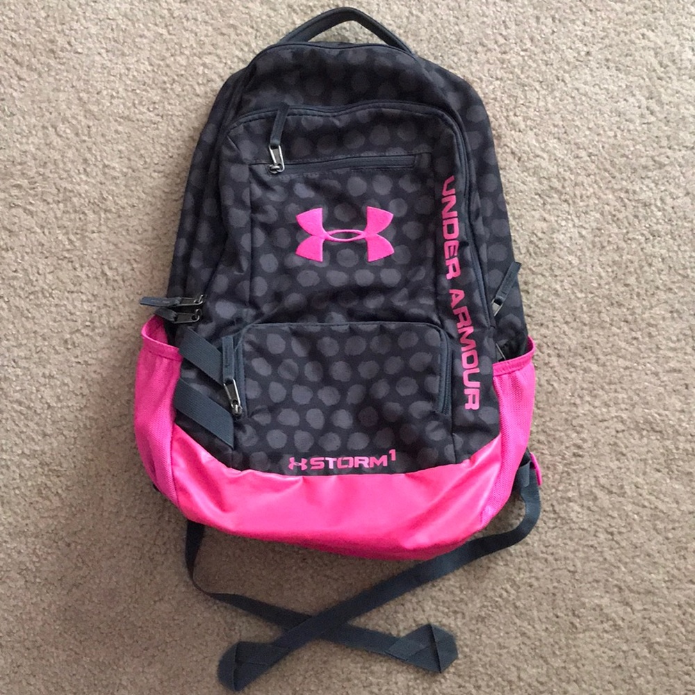 Polka dot Under Armour Storm1 backpack